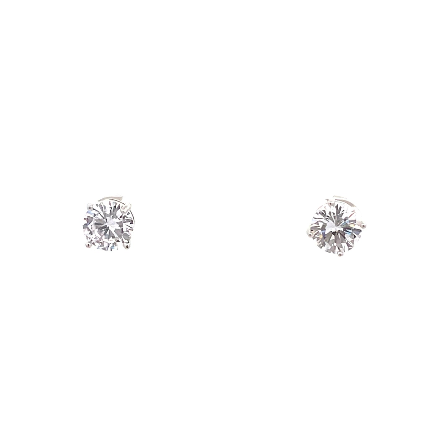 Basket Setting CZ Stud Round - 8mm