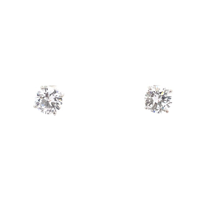 Basket Setting CZ Stud Round - 9mm