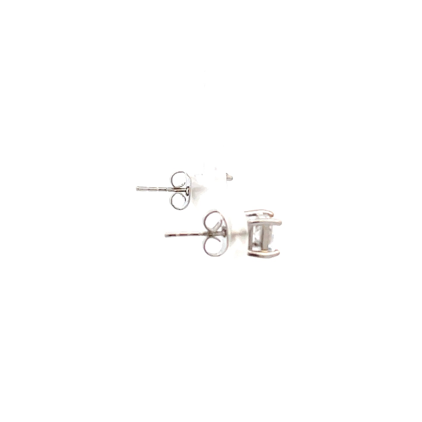 Basket Setting CZ Stud Square - 5mm