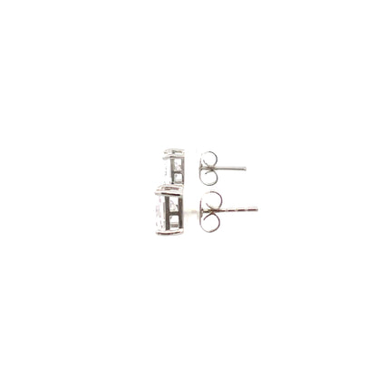 Basket Setting CZ Stud Square - 6mm
