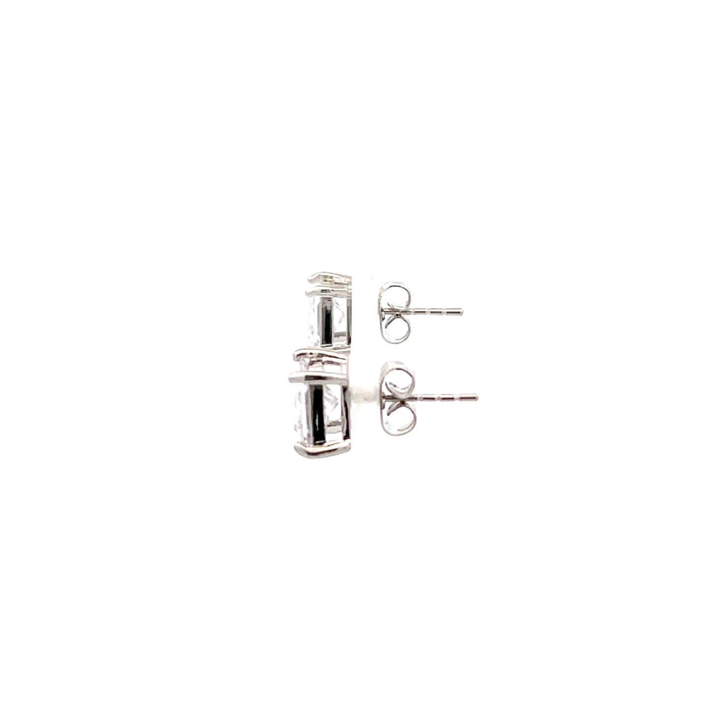 Basket Setting CZ Stud Square - 7mm