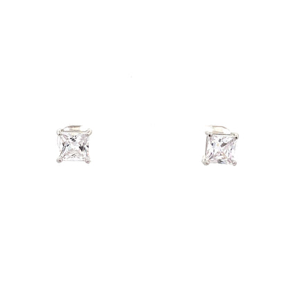Basket Setting CZ Stud Square - 7mm