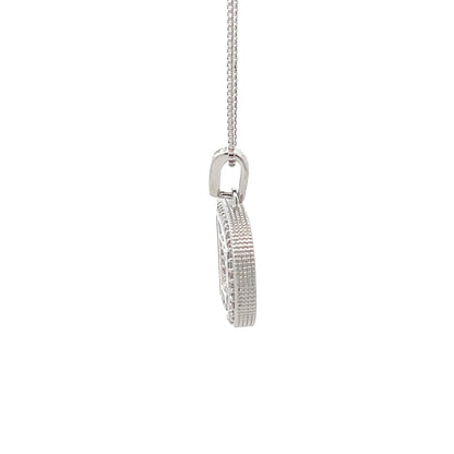 Fancy Diamond Necklace - Letter D