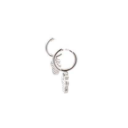 Huggie Hoops & Charm Earrings - Style 03