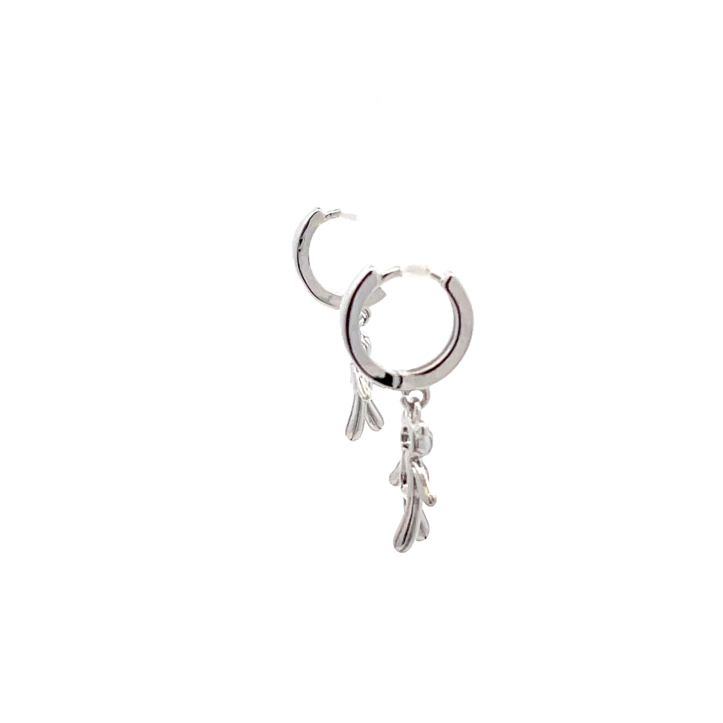 The One Huggie Hoops & Charm Earrings - Style 4