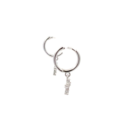 Huggie Hoops & Charm Earrings - Style 16