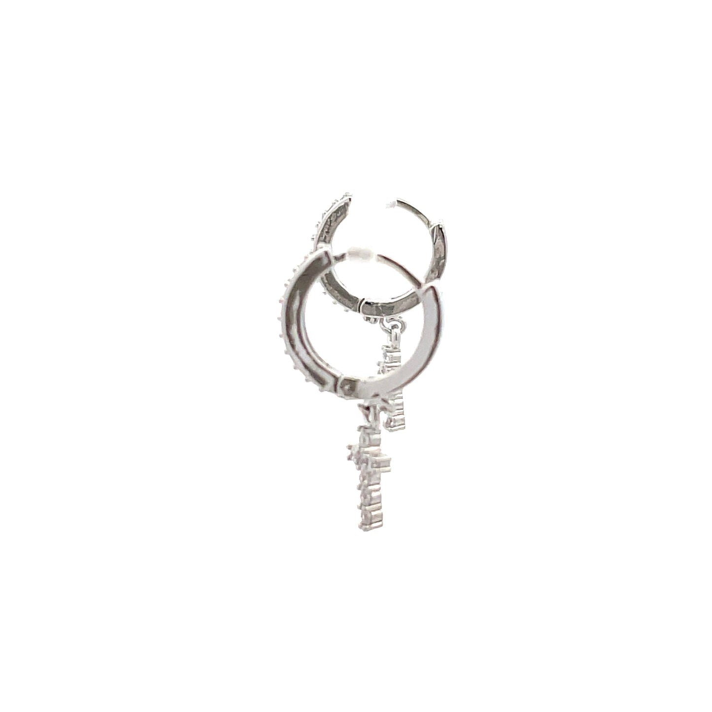 The One Huggie Hoops & Charm Earrings - Style 17