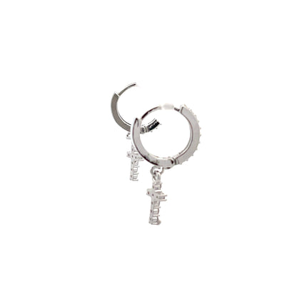 Huggie Hoops & Charm Earrings - Style 17