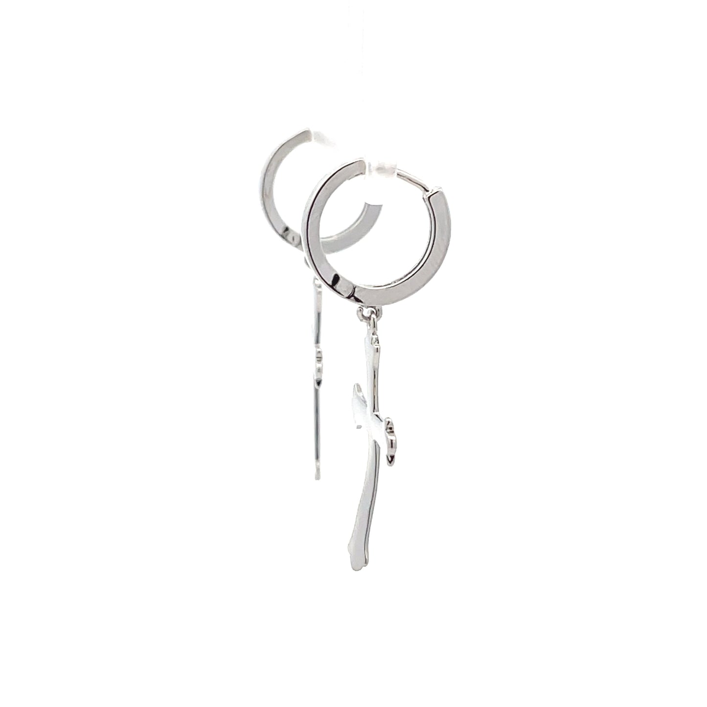 The One Huggie Hoops & Charm Earrings - Style 23