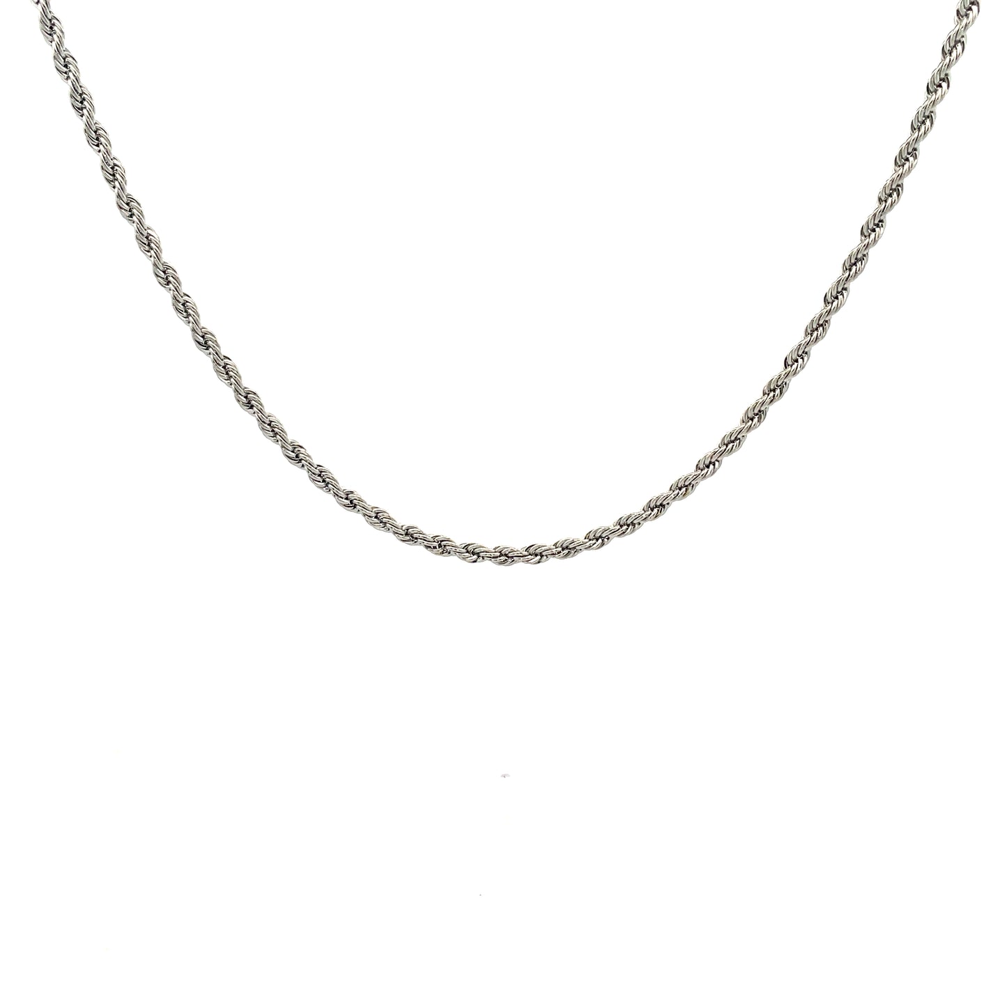 14K Chain Necklace #34 - ROPE 20inch 3mm