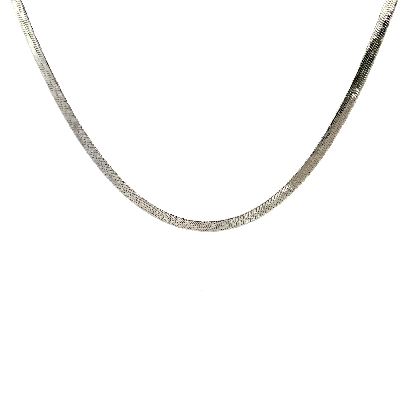 14K Chain Necklace #36 -  HERRINGBONE 20inch 6mm