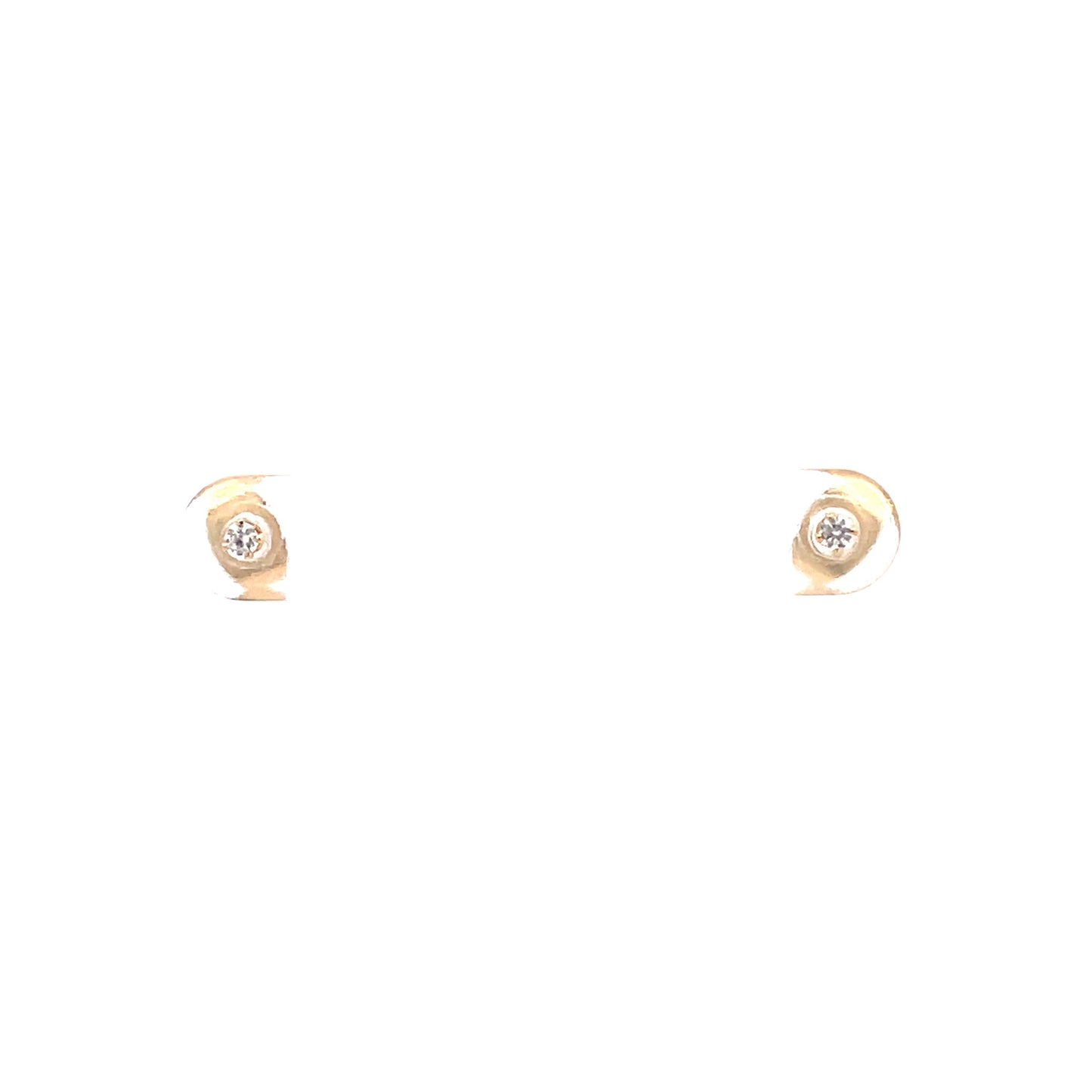 The One Sterling Silver Round Earrings - 2