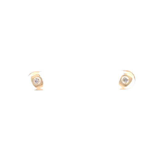 The One Sterling Silver Round Earrings - 2