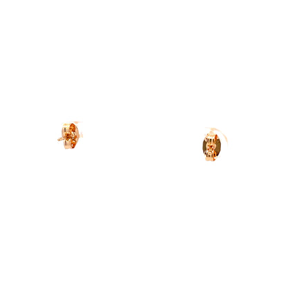 Sterling Silver Square Earrings - 4MM