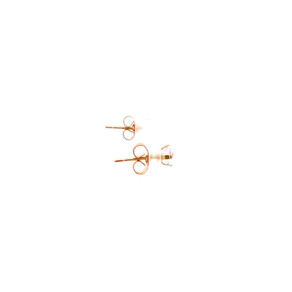 Sterling Silver Square Earrings - 4MM