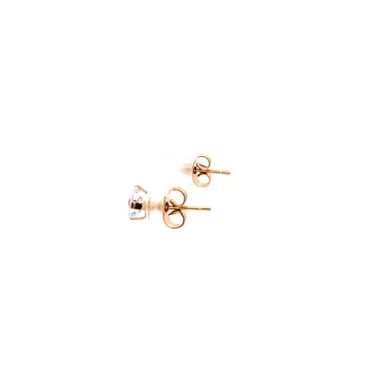 Sterling Silver Square Earrings - 5MM