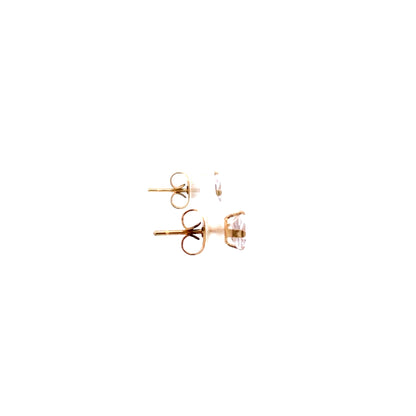 Sterling Silver Square Earrings - 5MM