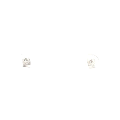 Sterling Silver Round Earrings - 2MM