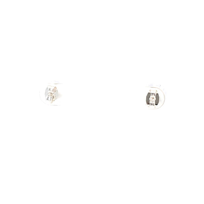 Sterling Silver Round Earrings - 9MM