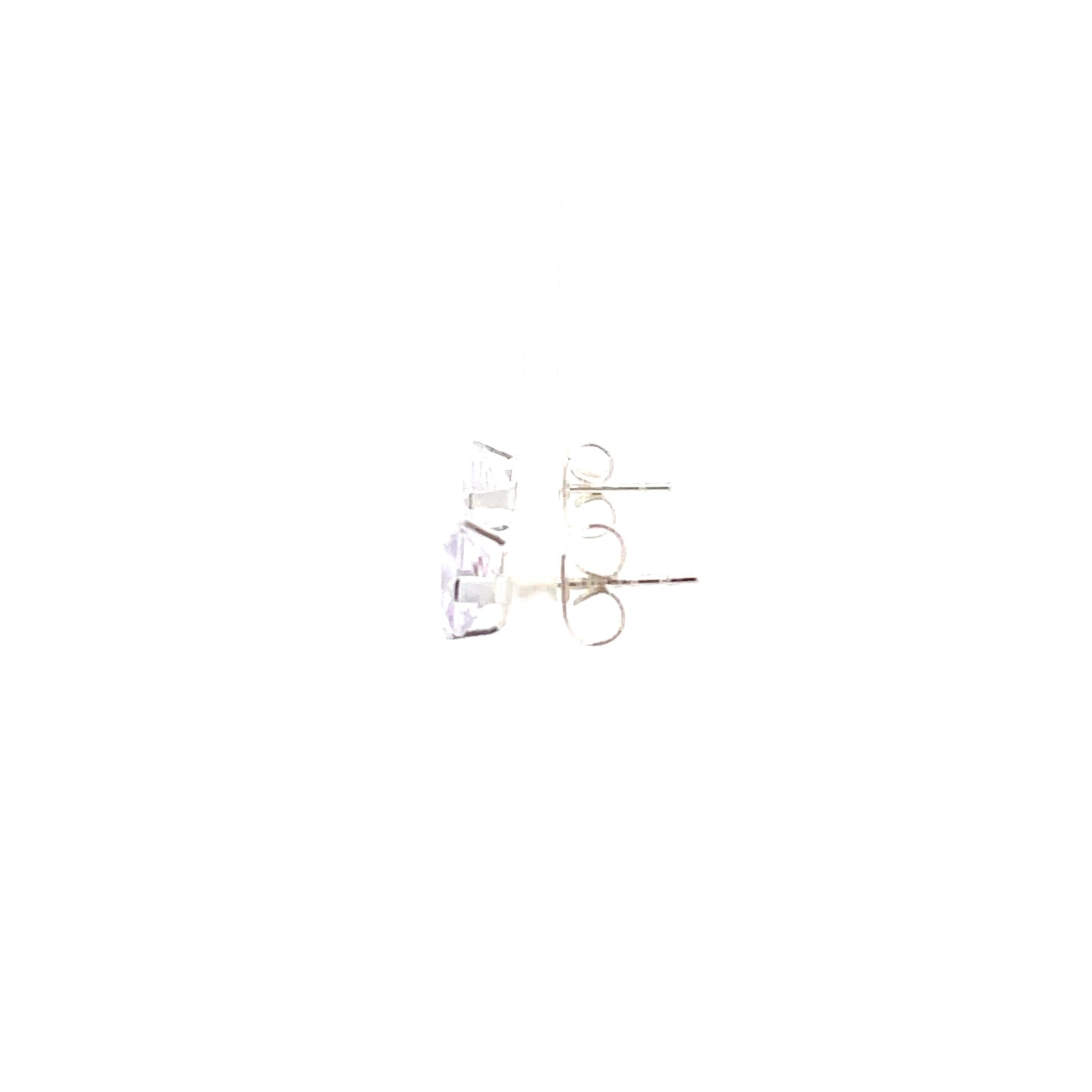 The One Sterling Silver Square Earrings - 6