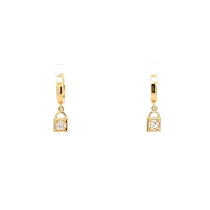 Huggie Hoops & Charm Earrings - Style 06