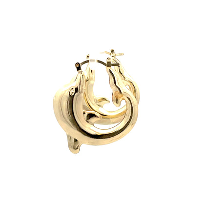 Hug&Kiss Shrimp and Bamboo Mini Earrings - 09
