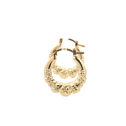 Hug&Kiss Shrimp and Bamboo Mini Earrings - 08