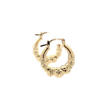 Hug&Kiss Shrimp and Bamboo Mini Earrings - 08