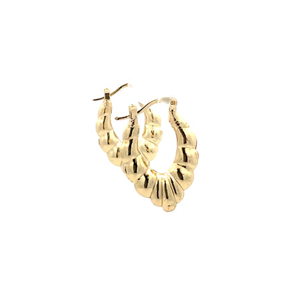 Hug&Kiss Shrimp and Bamboo Mini Earrings - 04