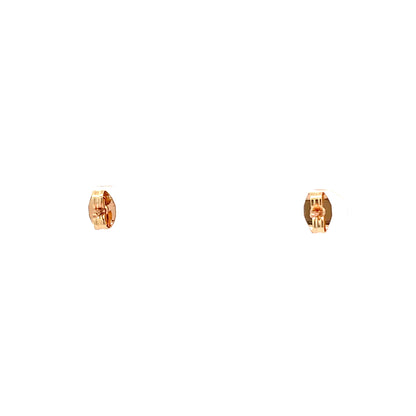 Cubic Zirconia Earrings Round - 3MM