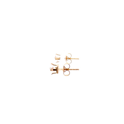 Cubic Zirconia Earrings Square - 5MM