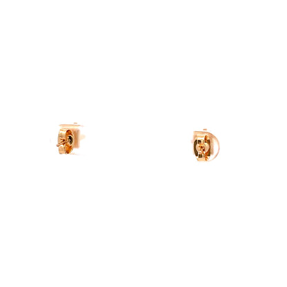 Cubic Zirconia Earrings Square - 6MM