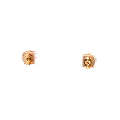 Cubic Zirconia Earrings Square - 8MM