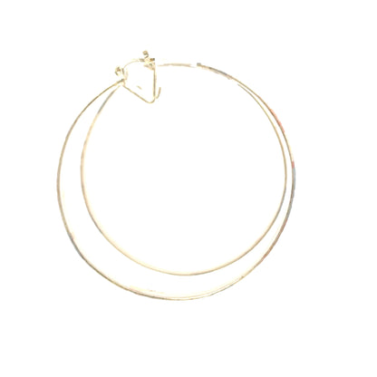 Hug & Kiss Bangle Earrings - Size 06