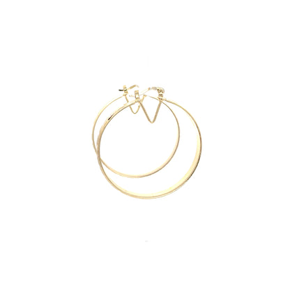 Hug & Kiss Bangle Earrings - Size 02