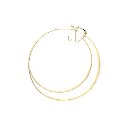 Hug & Kiss Bangle Earrings - Size 06