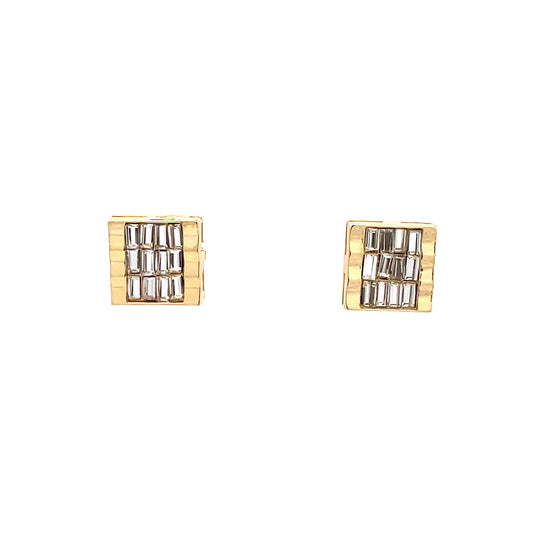 The One Baguette Earrings - Style 12