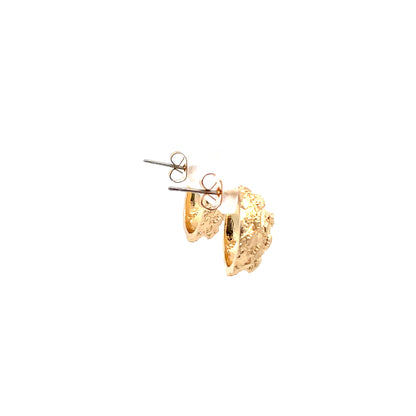 Gold Nugget Earring - Style 07