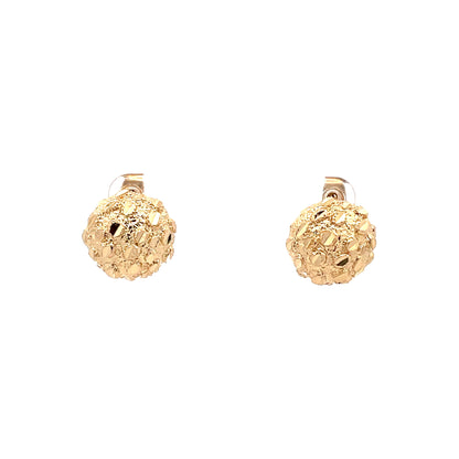 Gold Nugget Earring - Style 07