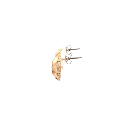 Gold Nugget Earring - Style 08