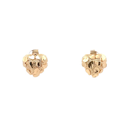 Gold Nugget Earring - Style 08