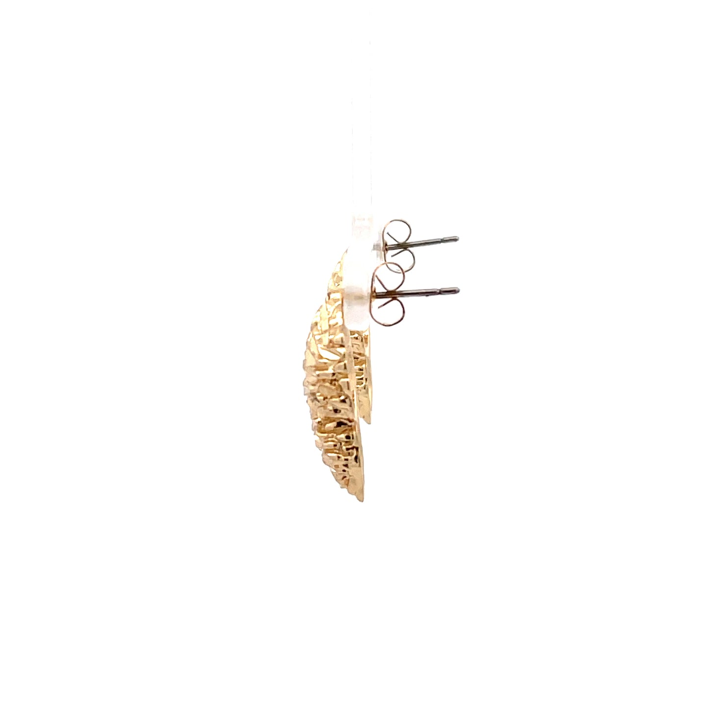 The One Gold Nugget Earring - 09