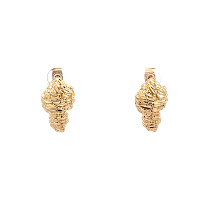 Gold Nugget Earring - Style 09