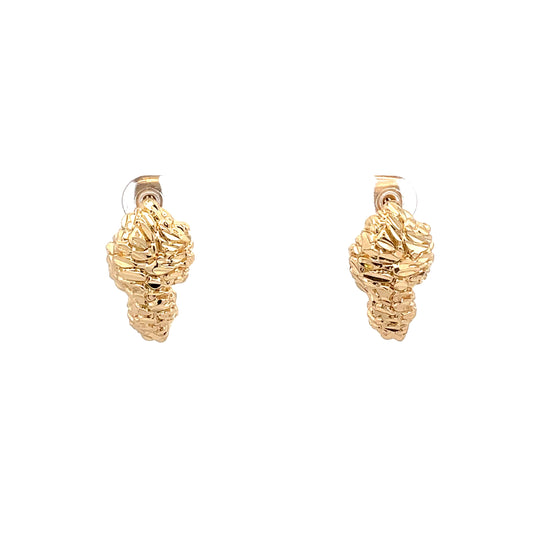 The One Gold Nugget Earring - 09