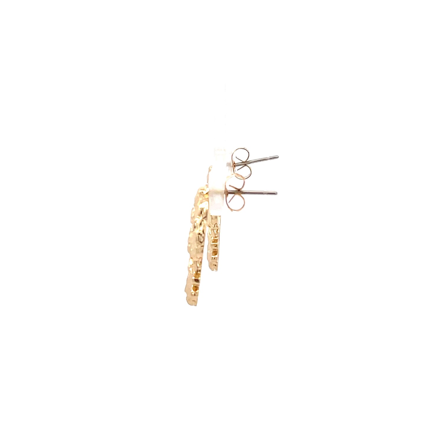 The One Gold Nugget Earring - 10