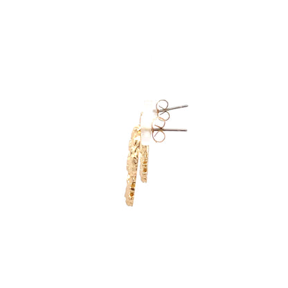 Gold Nugget Earring - Style 10