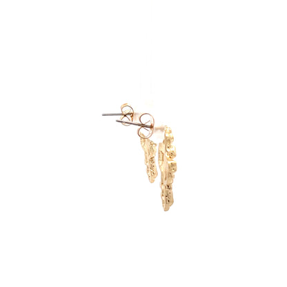 Gold Nugget Earring - Style 10