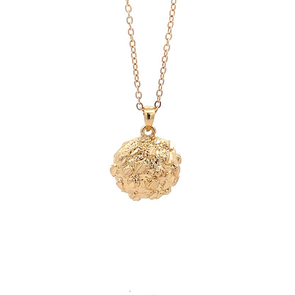 Gold Nugget Necklace - Design #07