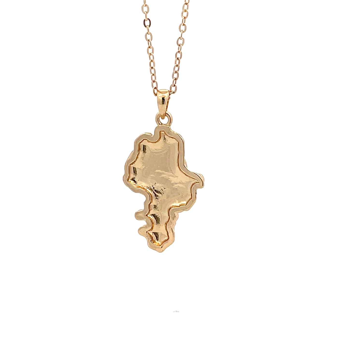 The One Gold Nugget Necklace - 10