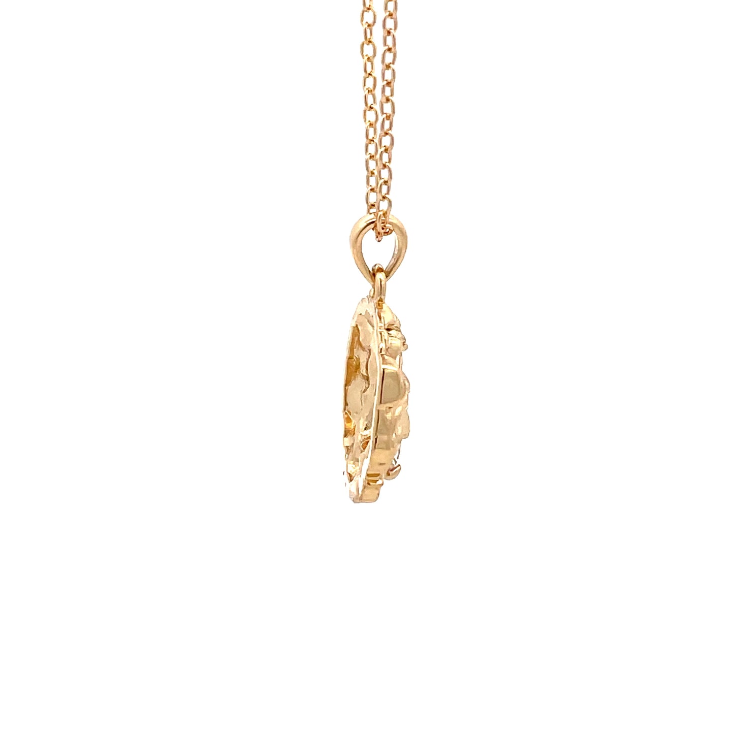 The One Gold Nugget Necklace - 11